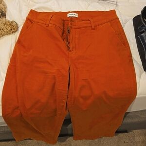 Studio Blue orange culotte jeans